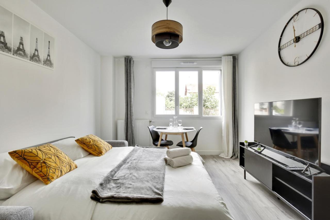 Chic Studio Near Paris - La Defense Bezons Luaran gambar